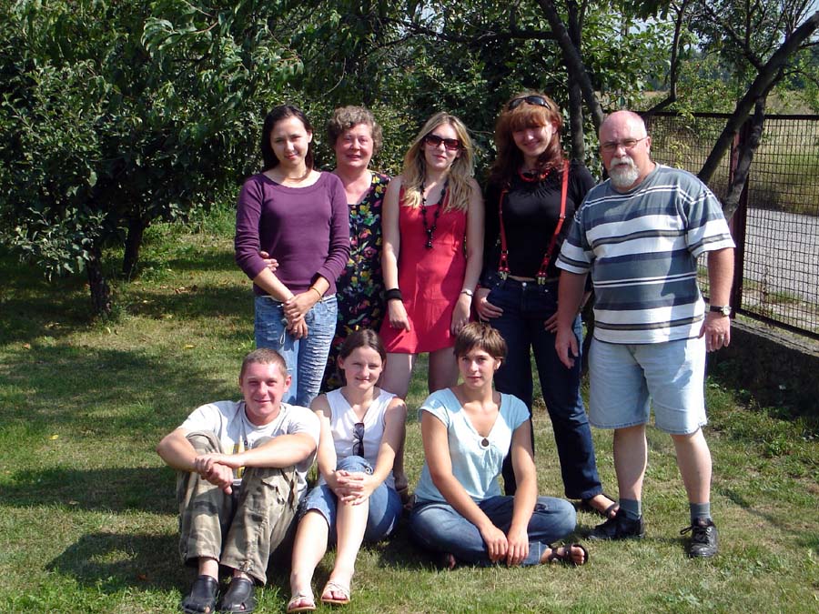 pracownia plastyczna - praca w plenerze lato 2007